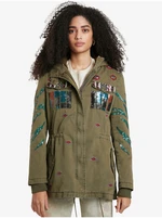 Khaki dámská lehká bunda Desigual Flix - Dámské
