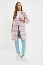 Trendyolový kabát - ružový - puffer