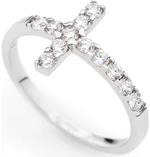 Amen Originální stříbrný prsten se zirkony Rosary ACOBB 52 mm