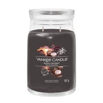 Yankee Candle Aromatická svíčka Signature sklo velké Black Coconut 567 g