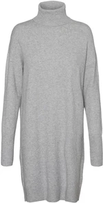 Vero Moda Dámské šaty VMBRILLIANT 10199744 Light Grey Melange XXL