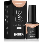 NOBEA UV & LED Nail Polish gélový lak na nechty s použitím UV/LED lampy lesklý odtieň Sparkling Wine #37 6 ml
