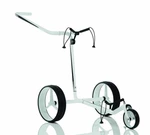 Jucad Carbon 3-Wheel White/Black Pushtrolley