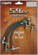 Klotz VINPAN '59 Vintage pancake pro 3x 15 cm Angulado - Angulado Cable de conexión