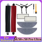 Accessories Kit For Roborock S8 Pro Ultra / S8+/ S8 Robot Vacuum Cleaner Main Brush Filter Side Brushes Mop Cloth Pads