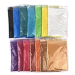 50g Natural Mineral Mica Powder Epoxy Resin Pigment Dye Pearlescent Powder Mica Nail Glitter Pearl Powder Epoxy Resin Pigment