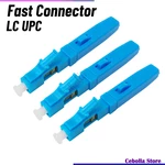 10~50pcs LC UPC Optical Fiber Cable Quick Connector Fast Cold Connection Adapter for Telecommunication LC UPC