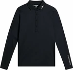 J.Lindeberg Tour Tech Long Sleeve Womens Polo Black XS Camiseta polo