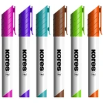 Popisovač na bílé tabule K-Marker, kulatý hrot 3 mm, mix 6 b
