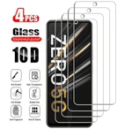 4Pcs Tempered Glass For Infinix Zero 5G X6815, X6815B 6.78" 2022 Screen Protector Phone Protective Glass Film 9H