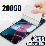3PCS Hydrogel Film for Motorola Moto G10 G20 G30 G50 G60 G100 G200 G31 G41 G51 G71 G22 G52 G82 E40 E30 E20 Screen Protector Film