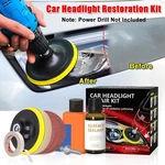 Car Headlight Restoration Kit Auto Headlamp Lens Restore Restore Yellow Polishing Scratch Cleaning Tool Oxidation H3Y2
