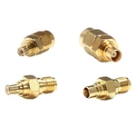 1Kit SMA-MCX Convertor New Wireless Antenna Adapter 4pcs Male Female Straight Goldplated Connector Wholesale