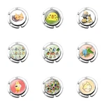 cute animal Chubby Cockatiel Fashion Decor Funny Foldable Purse Hook for Women's Table Handbag Storage Folding Decor Table Hook