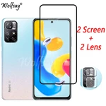 Full Cover Tempered Glass For Redmi Note 11S 5G Screen Protector For Redmi Note 11S 5G Camera Glass For Redmi Note 11S 5G Glass