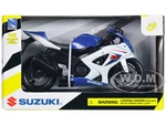 2008 Suzuki GSX-R1000 Blue Motorcycle 1/12 by New Ray