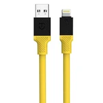 Kábel Fat Man Cable Tactical®, USB-A/Lightning – Žltá (Farba: Žltá)