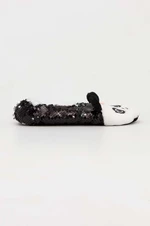 Dětské papuče Skechers černá barva