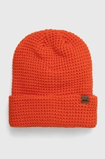 Čepice Billabong oranžová barva, z husté pleteniny