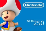 Nintendo eShop Prepaid Card 250 NOK NO Key