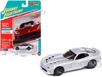 2014 Dodge Viper SRT Billet Silver Metallic "Classic Gold Collection" Series Limited Edition to 8956 pieces Worldwide 1/64 Diecast Model Car by Johnn