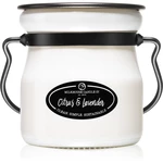 Milkhouse Candle Co. Creamery Citrus & Lavender vonná svíčka Cream Jar 142 g
