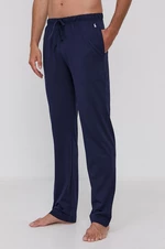 Pyžamové kalhoty Polo Ralph Lauren pánské, tmavomodrá barva, hladké, 714844762002