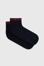 Ponožky HUGO pánské, tmavomodrá barva, 50477873