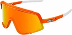 100% Glendale Soft Tact Neon Orange/HiPER Red Multilayer Mirror Lens Okulary rowerowe