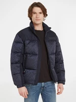 Tommy Hilfiger New York Monogram Puffer Bunda Modrá