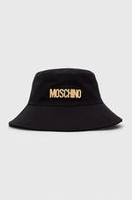 Bavlněná čepice Moschino černá barva, M3094 65408