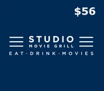 Studio Movie Grill $56 Gift Card US