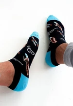 Milena 1108 Avangard Windsurfing Pánské kotníkové ponožky 43-46 černá