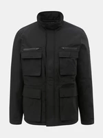 Burton Férfi Ruházat London Fekete Téli Kabát