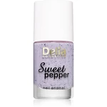 Delia Cosmetics Sweet Pepper Black Particles lak na nehty odstín 04 Lavender 11 ml