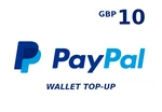 PayPal Wallet 10 GBP Top Up