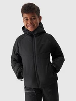 Chlapecká lyžařská péřová bunda membrána 5000 - černá