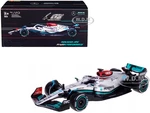 Mercedes-AMG F1 W13 E Performance 63 George Russell "F1 Formula One World Championship" (2022) with Display Case 1/43 Diecast Model Car by Bburago