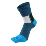 1 pairs Fashion Fiber Toe Socks Men Casual Colorful Shining Socks Male Crew Five Finger Absorb Sweat Breathable Socks