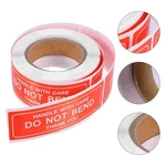 Label Thank You Shipping Labels Warning Handle Care Red Fragile Nursing Supplies