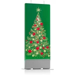 Flatyz Holiday Gold Christmas Tree dekorativní svíčka 6x15 cm