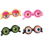 Funny Prank Glasses Toys Horror Eyeball Dropping Glasses Crazy Eyes Toy for Kids
