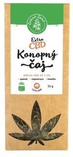ZELENÁ ZEMĚ CBD Extra konopný čaj 4% 35 g