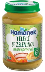 HAMÁNEK Telecí se zeleninou a bramborovým pyré 190 g