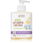 WoodenSpoon Natural šampón a sprchový gél pre deti s vôňou levandule 300 ml WoodenSpoon Natural šampón a sprchový gél pre deti s vôňou levandule 300 ml
