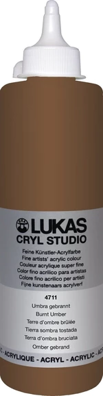 Lukas Cryl Studio Acrylfarbe 500 ml Burnt Umber