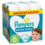 Pampers Active Baby S6, 13-18 kg 128 ks