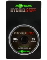 Korda náväzcová šnúra hybrid stiff 20 lb 15 m - weed green