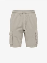 Beige men's linen shorts ONLY & SONS Sinus - Men