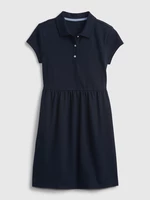 Navy blue girly dress with a GAP collar